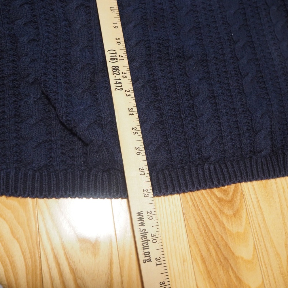 Vintage Cherokee Roll Neck Cable Knit Sweater Women's Size XL Fisherman Cottage - Picture 6 of 7